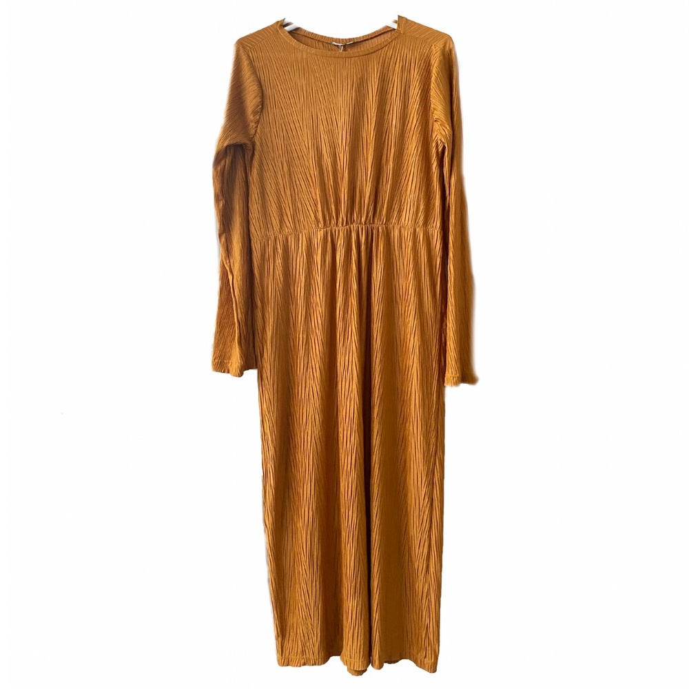 ☀️Ripple summer midi dress in a golden mustard, new with tags, and a breezy fit